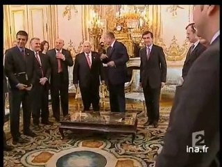 [Rencontre entre Jacques Chirac et Ariel Sharon au Palais de l'Elysée]