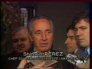 Shimon Peres à l'Elysée