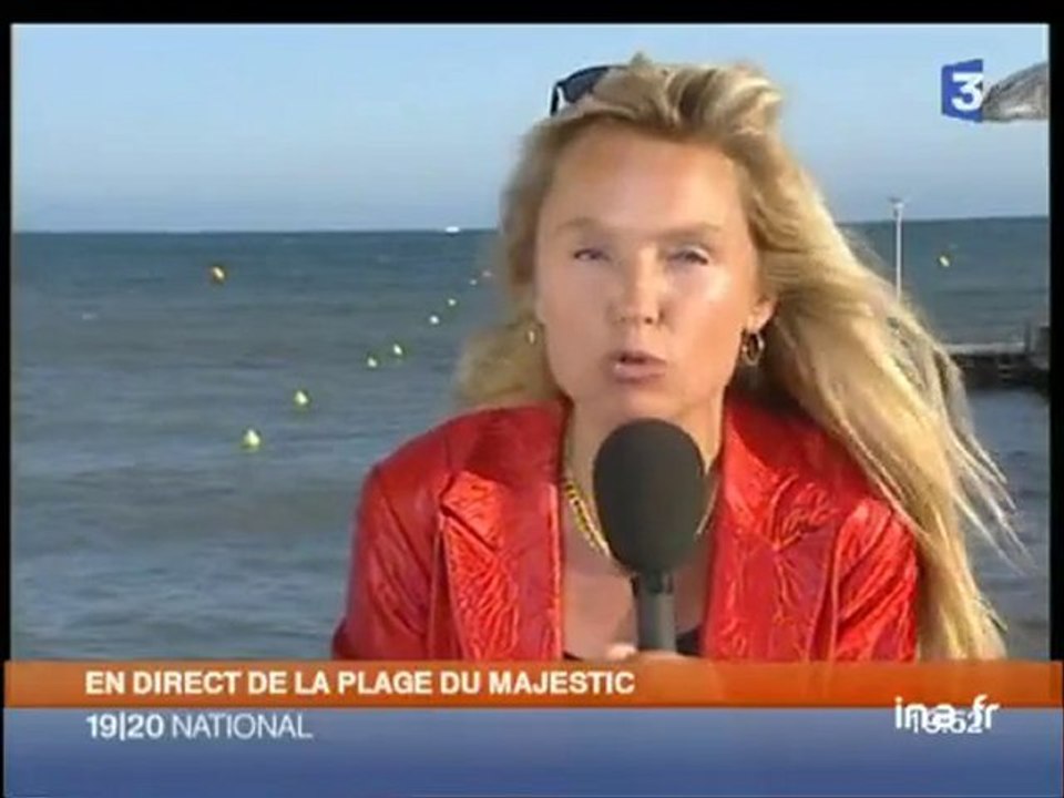 Plateau extérieur : cérémonie de clôture du festival de Cannes