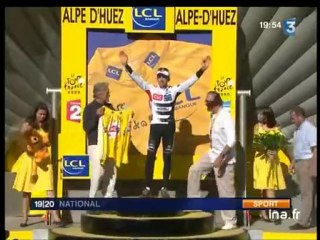 [Tour de France, étape de l'Alpes d'Huez, victoire de Sastre]