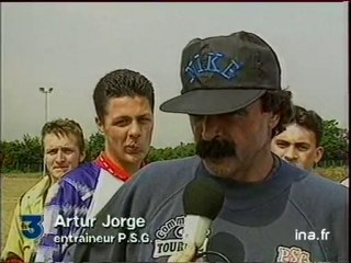 Entraînement du PSG avant la coupe de France