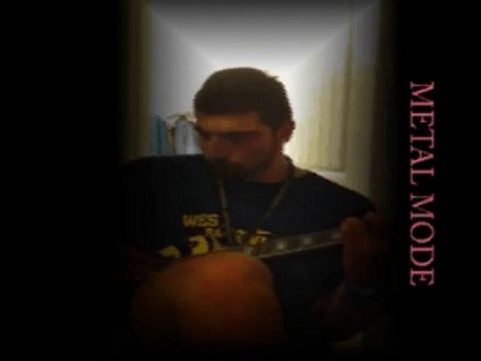 Deniz plays the guitar