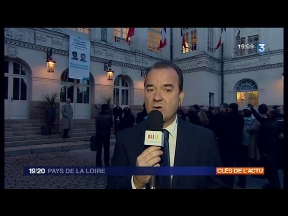 Portraits de Hervé Ghesquière et Stéphane Taponier à Nantes
