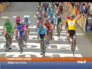 [Plateau brève : arrivée de la 3ème étape du Tour de France]