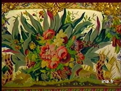 [Les tapisseries de la chambre royale du château de Fontainebleau]