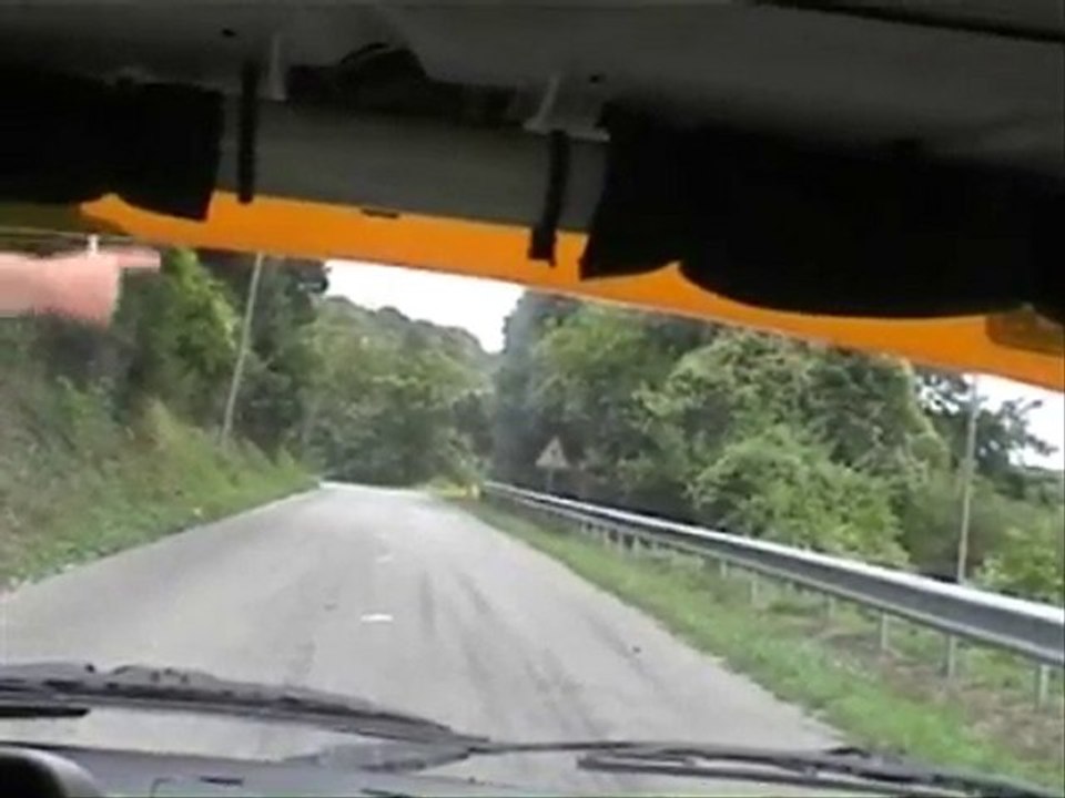 caméra embarquée course de côte d'Etretat