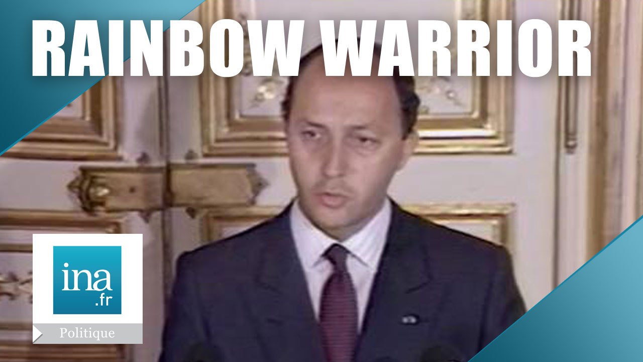 Laurent Fabius "Oui, c'est la DGSE qui a coulé le Rainbow Warrior" | Archive INA