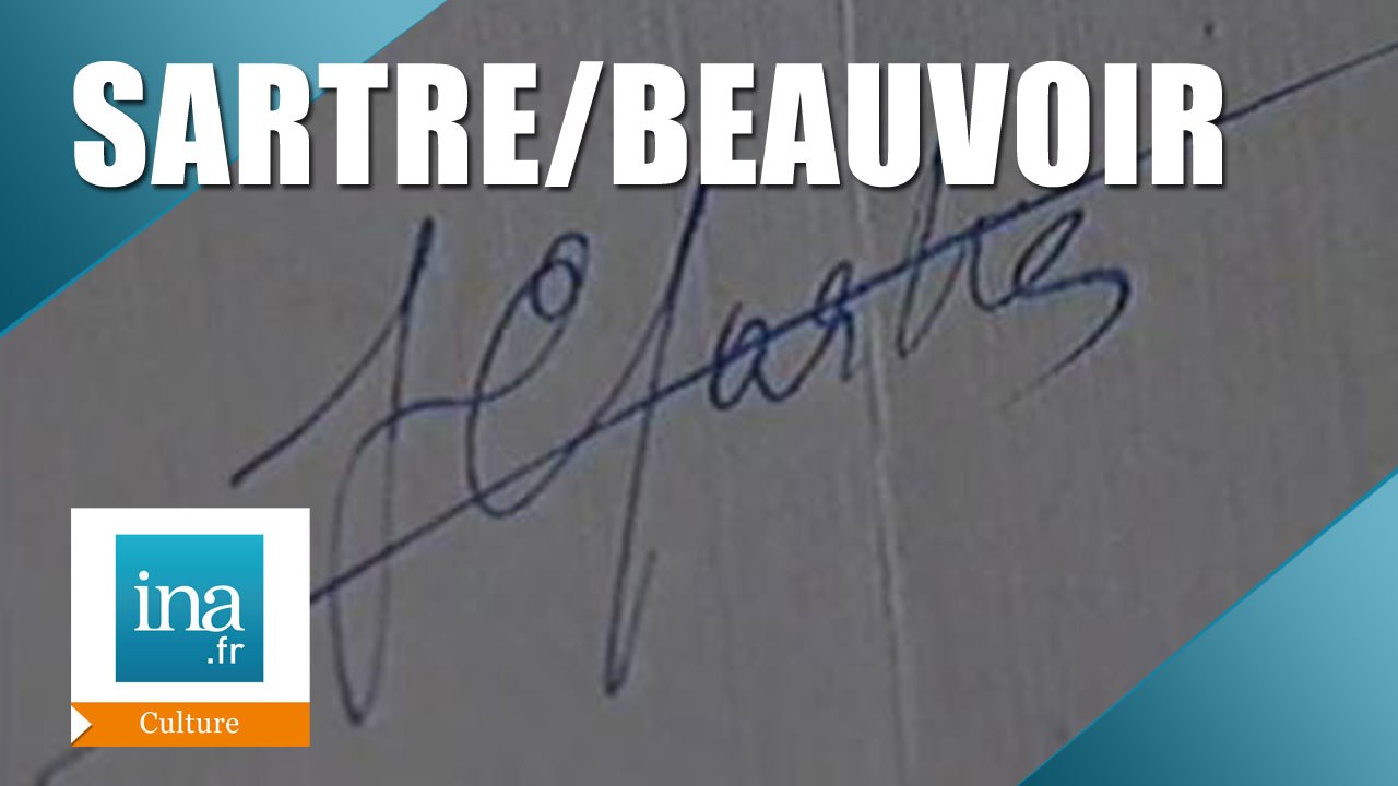 Les manuscrits de JP Sartre et S de Beauvoir - Archive INA