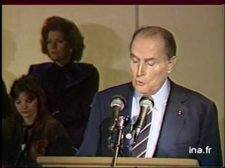 Discours François MITTERRAND et cérémonie Palais de Chaillot