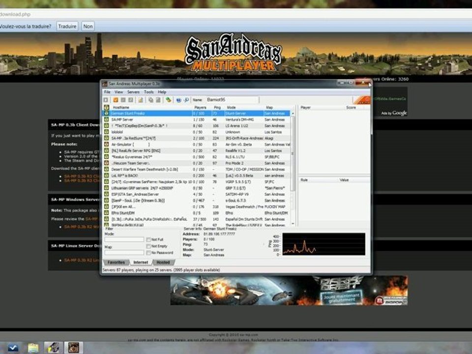 (Tuto) Comment jouer en ligne à GTA San Andreas (pc)