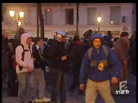 [Incidents lors de la manifestation anti CPE]