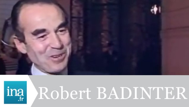 Robert Badinter Victor Hugo et la peine de mort - Archive INA