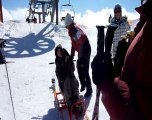 Tandem Ski de Thomas Destombes au Val D'Allos - Février 2010
