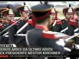 Último adios a Kirchner en Buenos Aires
