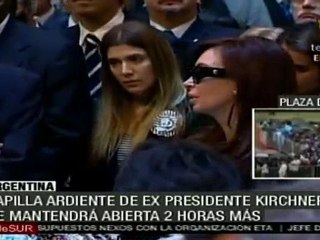 Extienden velorio de Kirchner por 2 horas más