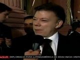 Juan Manuel Santos asistió al velorio de Néstor Kirchner