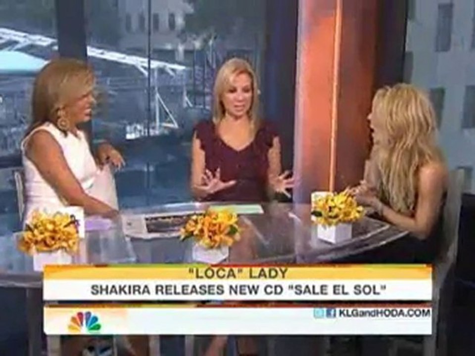 Shakira en The Today Show 23.09.10