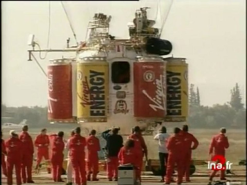 Retour de BRANSON / ballon