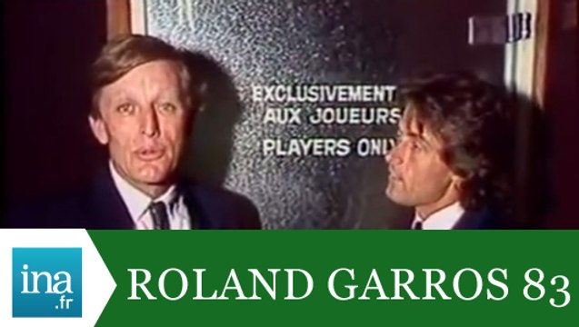 Roland Garros 83 Yannick Noah et Mats Wilander - Archive INA