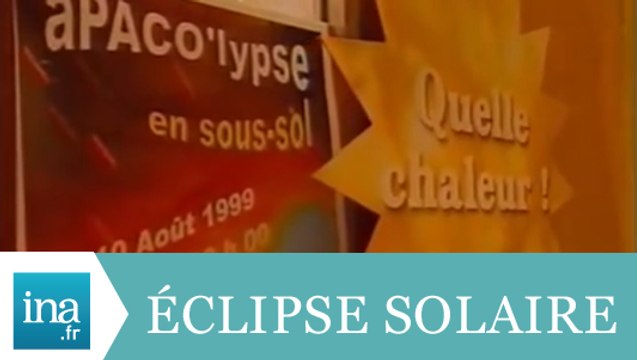 Eclipse solaire à Auch - Archive INA