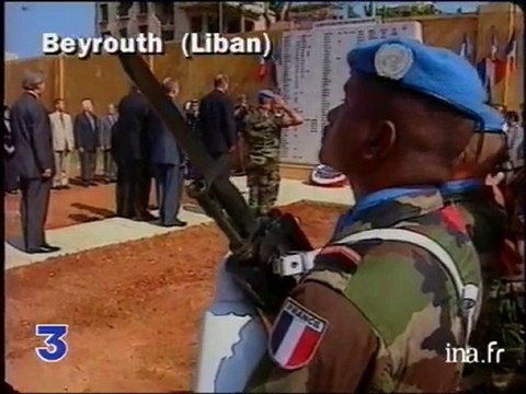 Fin visite de Jacques Chirac au Liban