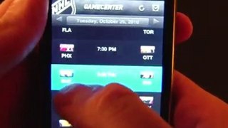 NHL GameCenter iPhone app review