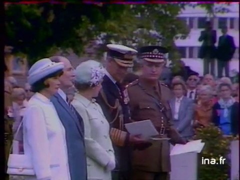 Résumé des cérémonies officielles de l' après-midi sur les plages du débarquement