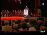 Laurent Fabius en soutien à la campagne de Michel Sapin en région Centre