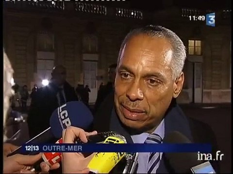 [Nicolas Sarkozy rencontre les élus d'Outre mer]