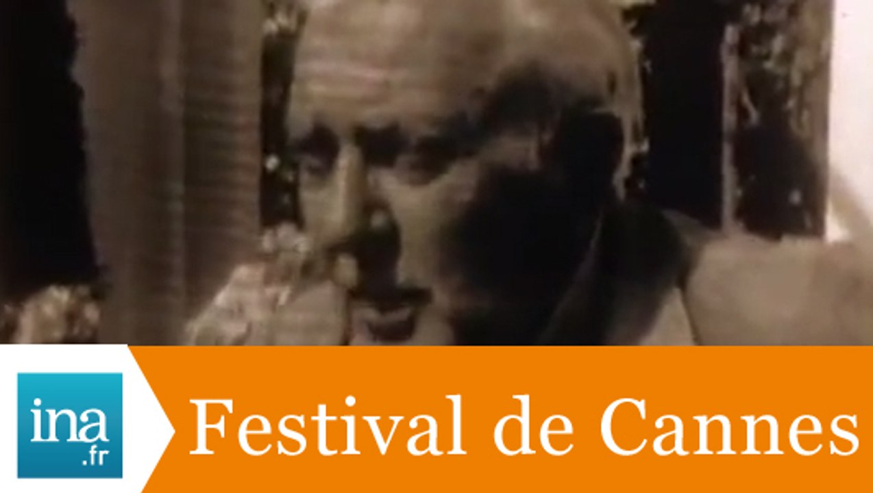 Jacques Tati au Festival de Cannes 1974 - Archive INA