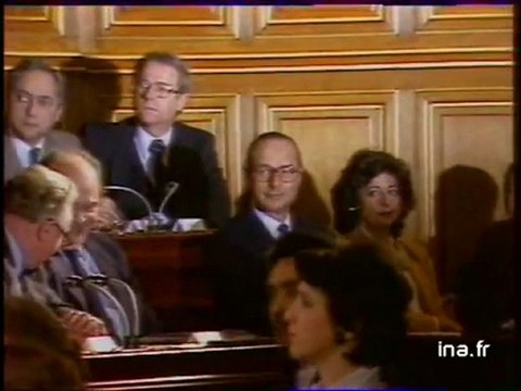 Election Jacques Chirac à la Mairie de Paris
