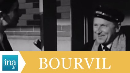 Bourvil et Paul Meurisse tournent "La grosse caisse" - Archive INA