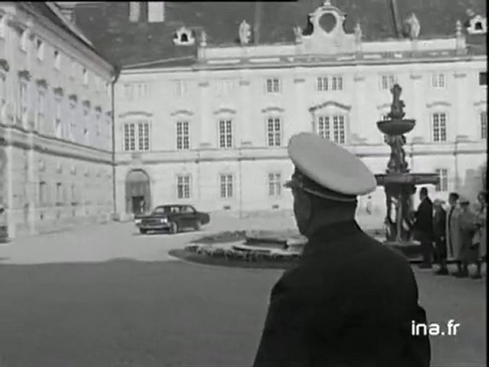 VOYAGE DE MONSIEUR POMPIDOU EN AUTRICHE