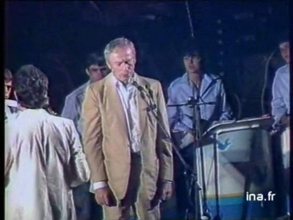 Yves Montand "Le Chant des Partisans" à Jerusalem (live) - Archive INA