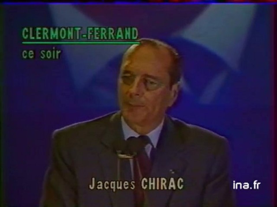 Jacques CHIRAC A Clermont