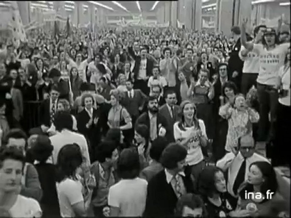 Meeting Valéry Giscard D'Estaing à Paris porte de Versailles