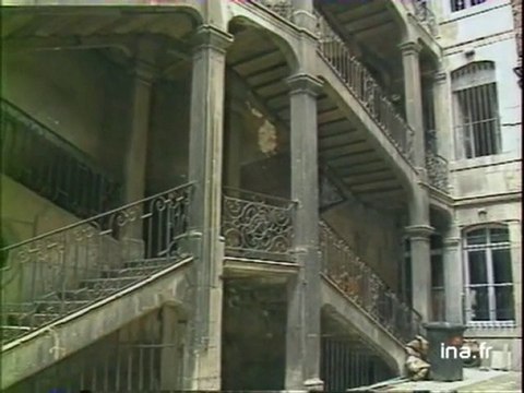 Les cours et escaliers à Besançon