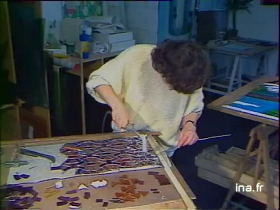 Création de vitrail par Isabelle DEBRAZ, maître verrier à Besançon