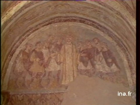 La crypte de l'abbaye Saint Germain d'Auxerre