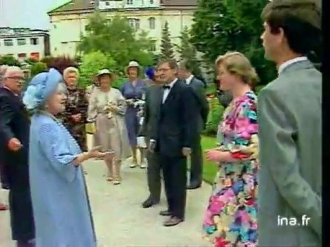 La visite à Besançon de la Reine mère d'Angleterre