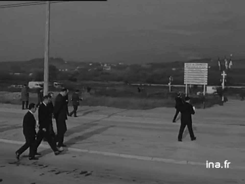 Inauguration du marché de gros de Chambéry par le ministre Pierre DUMAS