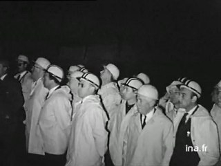 Le chantier de l'autoroute de Saint Etienne