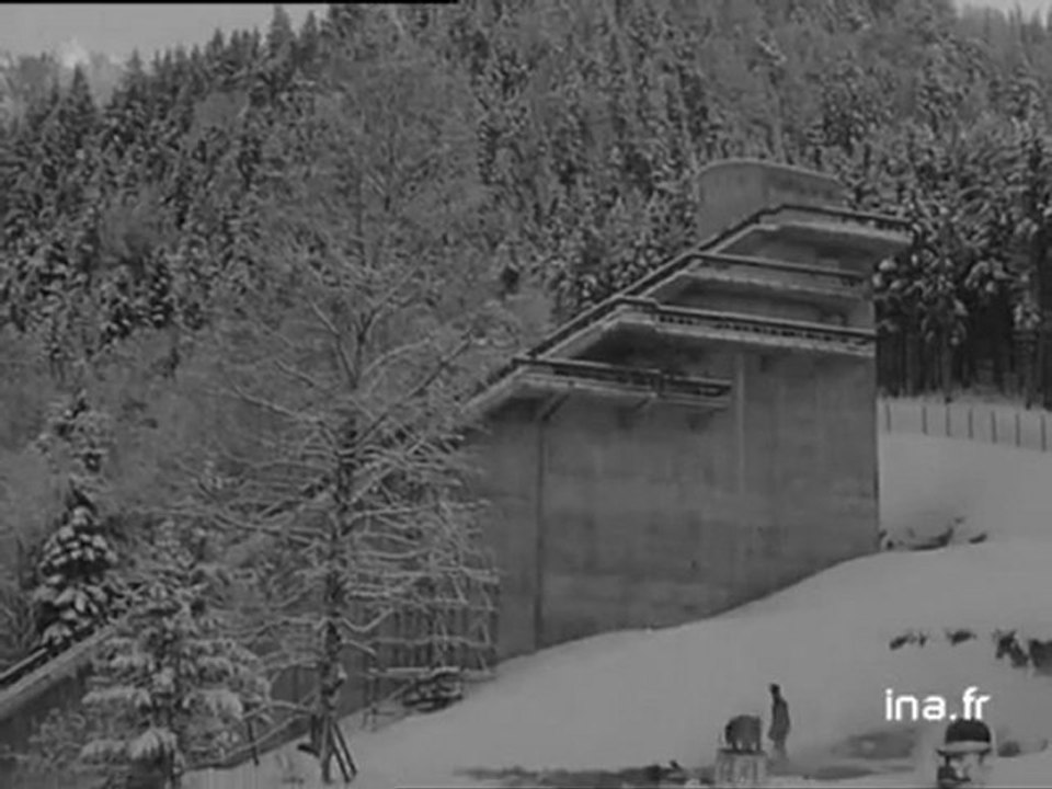 Le tremplin de saut à skis de Saint Nizier de Moucherotte