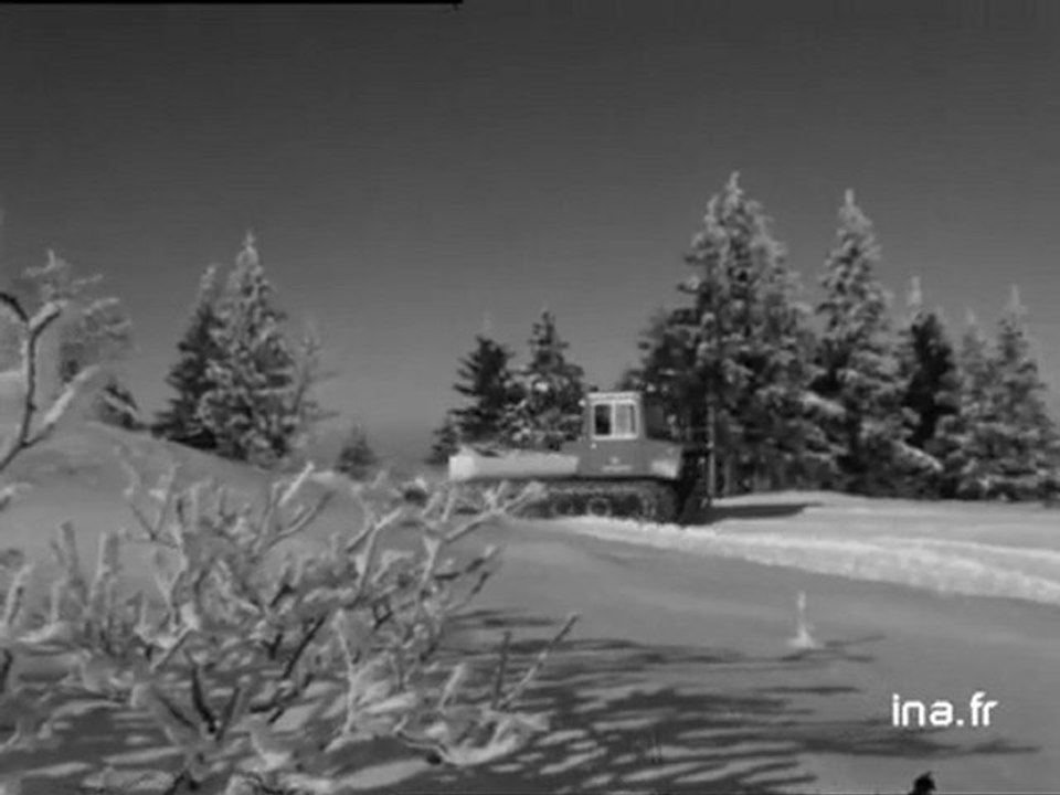 La station des Rousses au début de la saison de ski