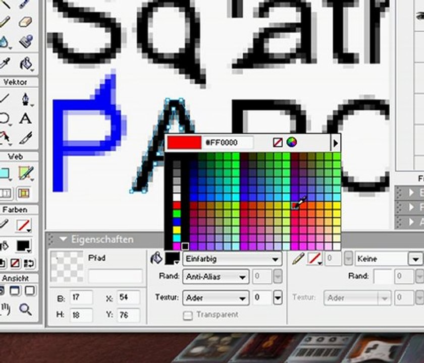 Fireworks - parcours vectoriel & EFFET loko