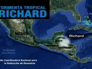 Tormenta "Richard" ya es huracán y amenaza las costas de Belice