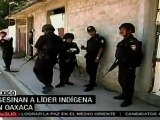 Asesinan a líder indígena en Oaxaca, México