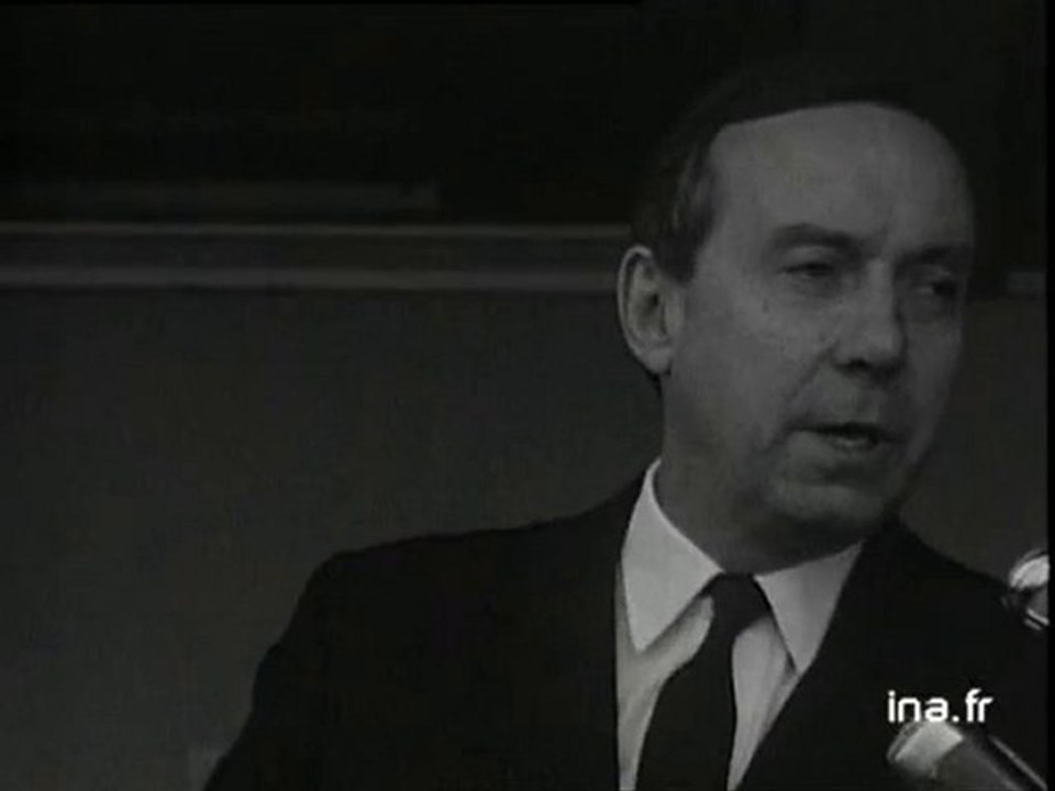 Inauguration des écoles de l'ENAC et SUP AERO par Michel Debré