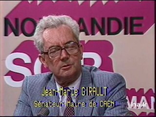 Interview de Jean-Marie Girault, sénateur maire de Caen