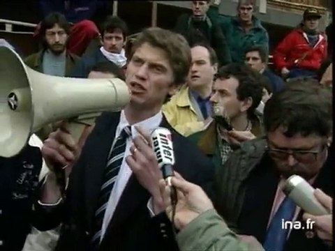 Manifestation des marins pêcheur à Rennes